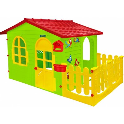 Mochtoys velký zahradní domeček s plotem 10498 – Zbozi.Blesk.cz