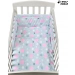 New Baby povlečení Obláčky růžové 90 x 120 cm – Zboží Dáma