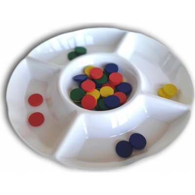 Montessori třídící miska s žetony – Zboží Dáma