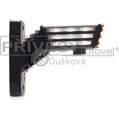 Svítilna doplňková obrysová LED WAS W297.3.3/251 levá 12-24V,SPOT s blinkrem a projekcí na zem – Hledejceny.cz