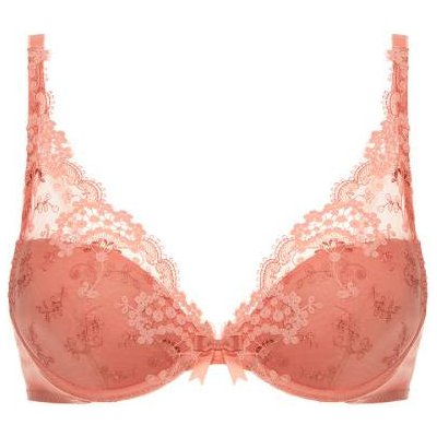 Simone Perele podprsenka TRIANGLE push UP 12B347 Ginger Pink – Zboží Mobilmania