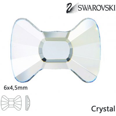 Kamínky Swarowski BowTie crystal 6 x 4,5 mm 8 ks – Hledejceny.cz