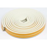 Vorel TO-76752 Těsnění do oken a dveří samolepící 9 x7,4 mm TYP D 6 m bílé – HobbyKompas.cz