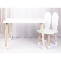 ELIS DESIGN Dětský stůl a židle Zaječí ouška stůl + 1 židle