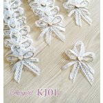 Krajkové svatební vývazky KJ01 (White) – Zboží Dáma