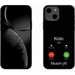 mmCase na iPhone 13 6.1 - kolo volá černé pozadí – Zboží Mobilmania