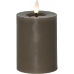 Star trading LED svíčka FLAMME FLOW 10 cm tmavě hnědá – Hledejceny.cz