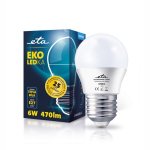 Eta EKO LEDka mini globe 6W E27 teplá bílá – Hledejceny.cz