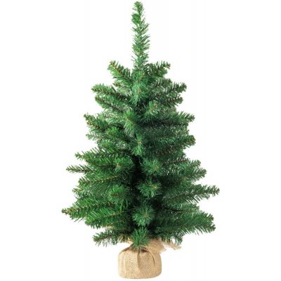 Stromček MagicHome Vianoce Leo jedľa v jute extra hustý 60 cm – Hledejceny.cz