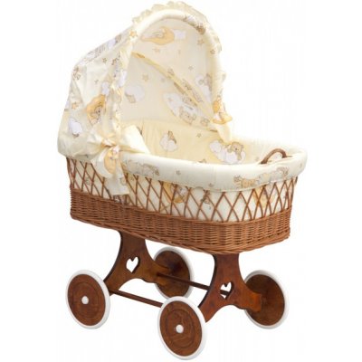 Scarlett Boudička na Mojžíšův košík pro miminko Mráček béžová – Zboží Mobilmania