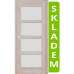 ERKADO Posuvné dveře do pouzdra Juka 4 Dub šedý Greko 80 x 197 cm – Hledejceny.cz