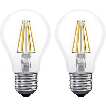 Emos LED žárovka Filament A60 E27 6,7W=60W teplá bílá Z74260.2 2 ks