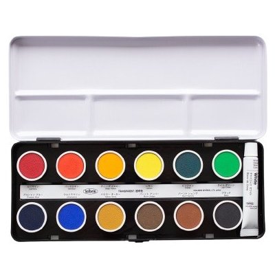Holbein Sada akvarelových barev Cake Colors Transparent 12 ks – Zboží Dáma