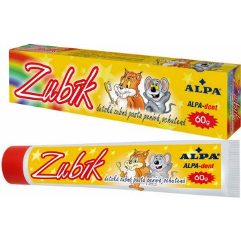 Alpa Zubík dětská zubní pasta 60 g