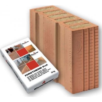 Wienerberger Cihla broušená Porotherm 38 TB Profi 1/2 P10 380×248×249 mm