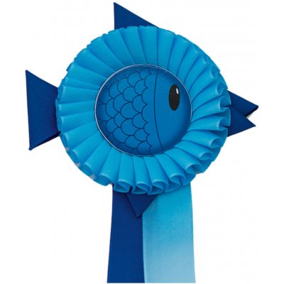 Kokarda jednořadá RYBIČKA průměr 11 cm – Zbozi.Blesk.cz