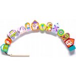 CUBIKA 14309 Navlékací pohádka navlékací set 13 dřevěných dílů a 8 předloh – Zboží Dáma