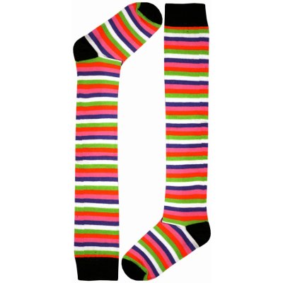 Stripes Knee Socks pruhované podkolenky vícebarevná