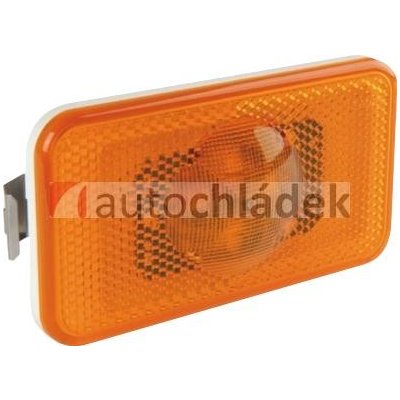 Svítilna poziční oranžová LED obdélníková SCANIA, VOLVO | Zboží Auto