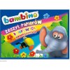 Barevný papír Bambino Samolepící barevný papír B4 80 g/m2 8 listů