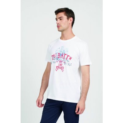 La Martina tričko man T Shirt SS Jersey bílá – Zboží Mobilmania