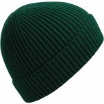 Beechfield žebrovaná čepice s manžetou CB380 zelená lahvová – Hledejceny.cz