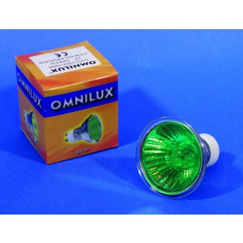 Omnilux 230V 50W GU-10 zelená