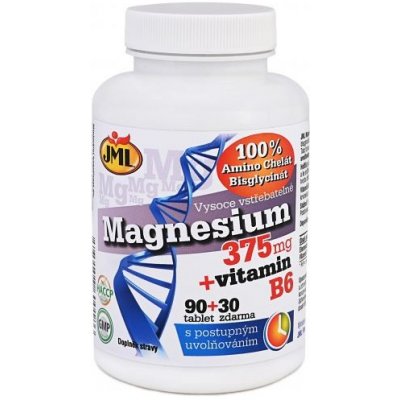 JML Magnesium 375 mg + vitamin B6 120 tablet