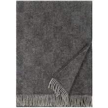 Lapuan Kankurit Vlněná deka Maria černo-šedá 130x180