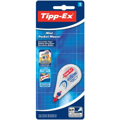 Tipp-Ex Korekční páska BIC Mini Pocket Mouse 5 mm x 6 m – Zboží Mobilmania