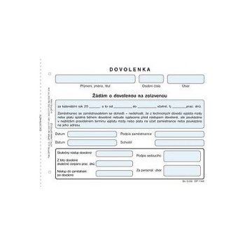 Optys 1146 Dovolenky A6 nepropisovací