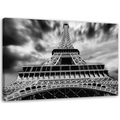 Obraz na plátně Eiffelova věž Paříž Architektura města - 100x70 cm – Zbozi.Blesk.cz