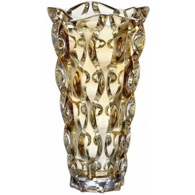 BOHEMIA TREASURY BOHEMIA SAMBA AMBER VÁZA 305MM – Hledejceny.cz