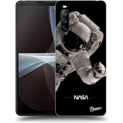 Pouzdro Picasee silikonové Sony Xperia 10 III - Astronaut Big černé – Sleviste.cz