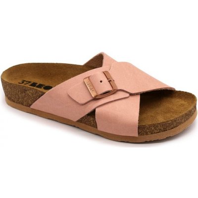 Leon 4053 dámské zdravotní korkové pantofle růžová orlando – Sleviste.cz
