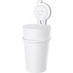 Koziol Držák s kelímkem na zubní kartáčky LOOP bílý – Zboží Dáma