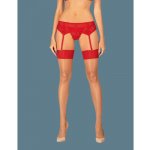 Obsessive Ingridia Stockings Red – Zboží Mobilmania