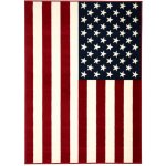 Alfa Carpets American flag Červený – Zboží Mobilmania