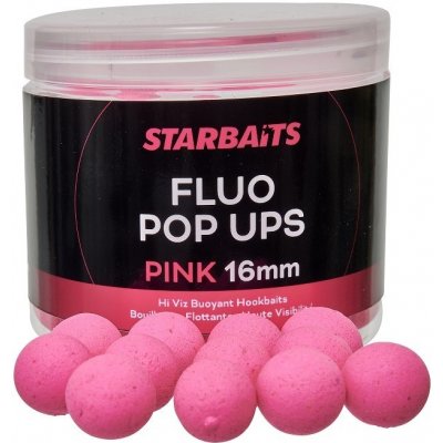 Starbaits Plovoucí Boilies Fluo Pop-Ups 70 g 12 mm Pink – Zboží Dáma