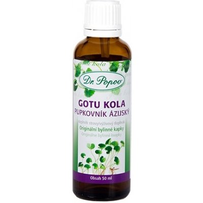 DR. POPOV Gotu kola (Brahmi) bylinné kapky 50 ml