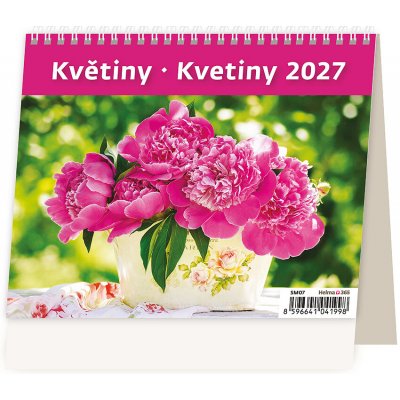 stolní MiniMax Květiny/Kvetiny 17,1cm x 13,9cm, SM07-27 2027 – Sleviste.cz