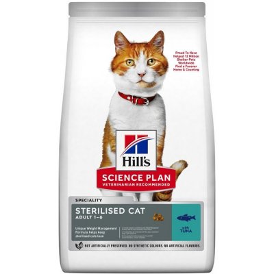 Hill's Science Plan Feline Adult Sterilised Cat Tuna 10 kg – Zboží Mobilmania
