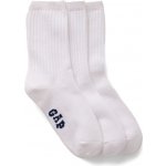 GAP dětské ponožky 3 páry bílá – Zboží Dáma