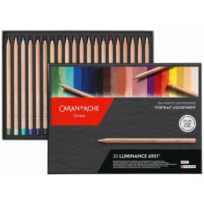 Caran D'ache Luminance 6901 20 barev hodných pro portrét – Zboží Živě