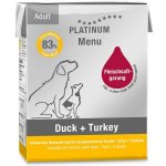 Platinum Natural Menu Adult Duck & Turkey 185 g – Zboží Mobilmania