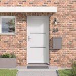 OMAXI Vchodové dveře Bílá 98 x 200 cm PVC 787457 – Hledejceny.cz