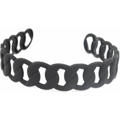 Matná plastová čelenka černá – Zboží Dáma