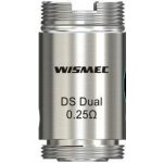 Wismec DS Dual žhavicí hlava nerez 0,25ohm – Hledejceny.cz