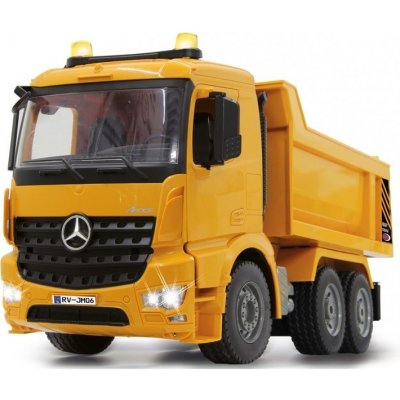 Jamara Mercedes-Benz Arocs DUMP TRUCK 4WD sklápěč licence funkční korba zvuk LED RTR 1:20 – Hledejceny.cz