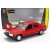 Sběratelský model Bburago Mercedes benz 190e 1984 Red 1:24